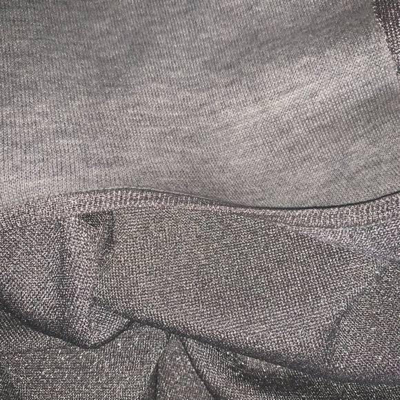 J. Crew Madison Lurex Sweater Metallic Silver Wide Leg Jumpsuit XS - Picture 6 of 11